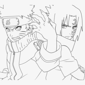Desenhos de Naruto And Sasuke Para Colorir e Imprimir - Pintar Grátis Online