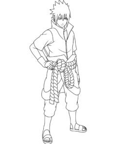 Naruto And Sasuke Coloring Pages Printable for Free Download