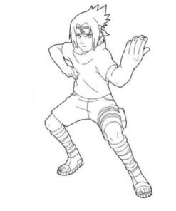 Naruto And Sasuke Coloring Pages Printable For Free Download