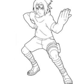 Naruto And Sasuke Coloring Pages Printable for Free Download