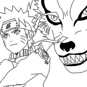 Desenho do Sasuke e Naruto em 2023
