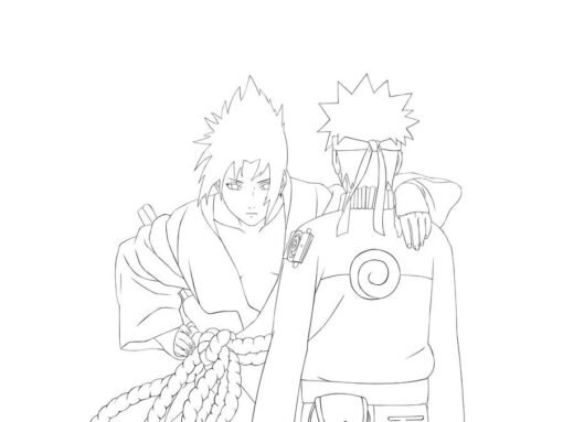 Naruto and Sasuke: Pursuing the Dream Printable for Free Download