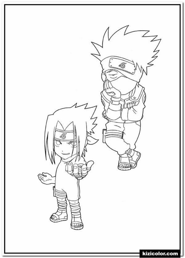 Naruto and Sasuke: The Battle Begins Printable for Free Download