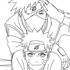 Desenhos para colorir naruto, Kakashi desenho, Naruto e sasuke desenho