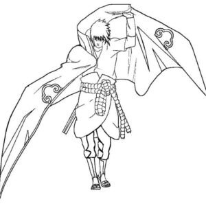 Desenhos de Naruto e Sasuke para Colorir e Imprimir