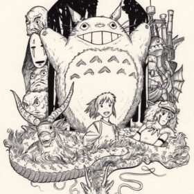 10 Studio Ghibli Printable Coloring Pages for a Magical Coloring Adventure