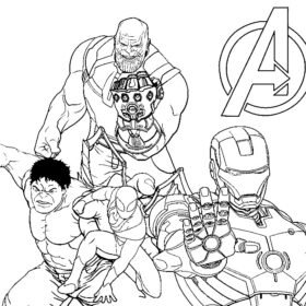 Bring Thanos to Life with Coloring Pages Printable for Free Download