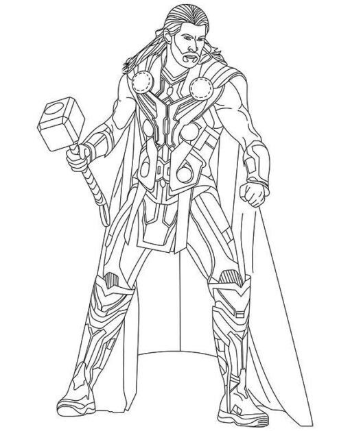 Thor Printable for Free Download