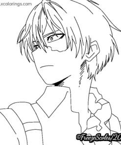 Todoroki Coloring Pages Printable for Free Download