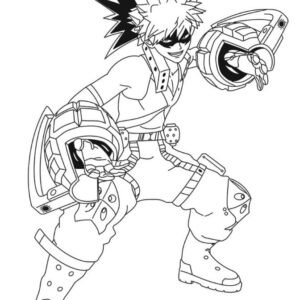 Todoroki Coloring Pages Printable for Free Download