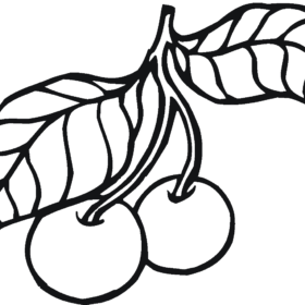 Cherry Coloring Pages Printable for Free Download