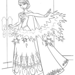 pictures of frozen coloring pages