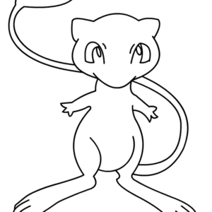 Drawing Of Mewtwo Coloring Page - Download & Print Online Coloring