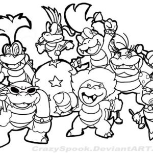 Bowser Coloring Pages - Best Coloring Pages For Kids  Mario coloring  pages, Cartoon coloring pages, Super mario coloring pages