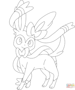 14+ Sylveon Coloring Pages