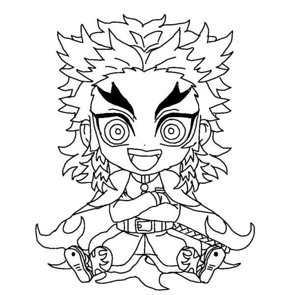 Zenitsu Coloring Pages Printable for Free Download