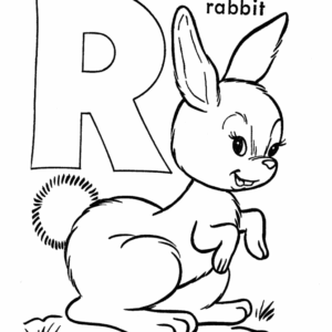 printable letter r coloring pages