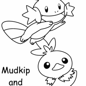 mudkipz coloring pages