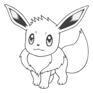 Coloring Pages Pokémon Eevee