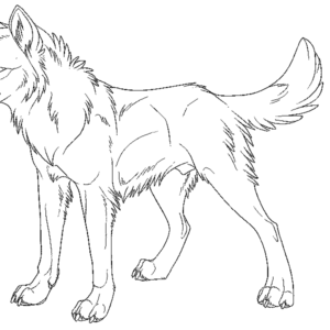 minecraft tamed wolf coloring pages