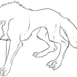 Printable Wolf Coloring Pages PDF  ColoringFile