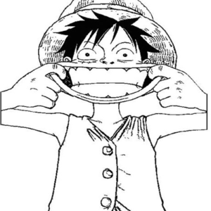 Luffy Coloring Pages Printable for Free Download