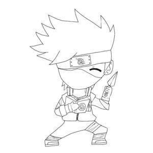 Kakashi Hatake Coloring Pages - Coloring Pages For Kids And Adults in 2023