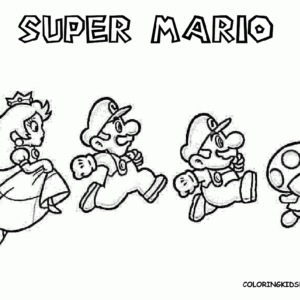Mario Coloring Pages - Get Coloring Pages