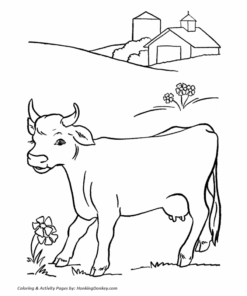 Cow Coloring Pages Printable for Free Download
