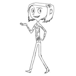 Coraline Coloring Pages Printable for Free Download