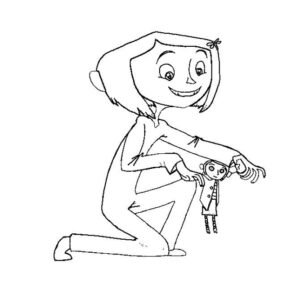coraline movie coloring pages