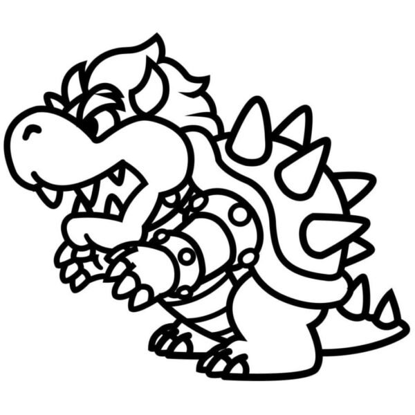 Bowser Coloring Pages Printable for Free Download