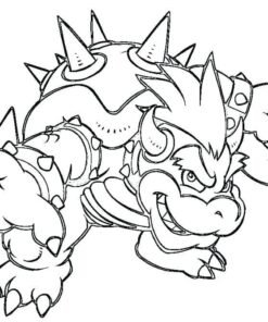 Bowser Coloring Pages Printable for Free Download