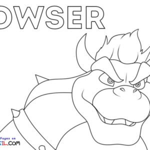 Bowser Coloring Pages - Best Coloring Pages For Kids  Coloring pages,  Super mario coloring pages, Princess coloring pages