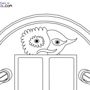 Drawing Garden of Banban Coloring Page - Free Printable Coloring Pages
