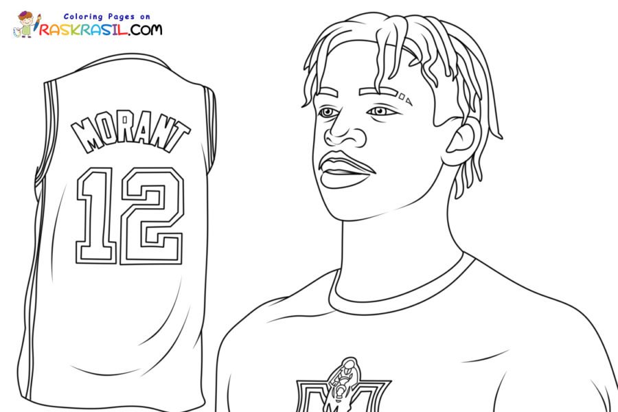 Baseball Jersey Coloring Page - Black Outline Black Color Simple