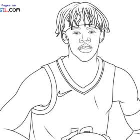 Ja Morant Coloring Pages Printable for Free Download