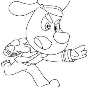 Sheriff Labrador Coloring Pages Printable for Free Download