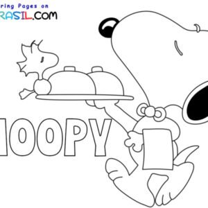 snoopy pictures to color