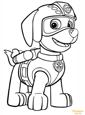 Zuma Paw Patrol Coloring Pages Printable for Free Download