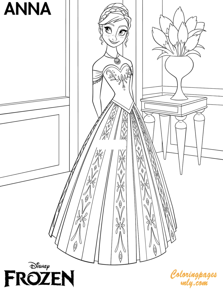 Anna Coloring Pages Printable for Free Download