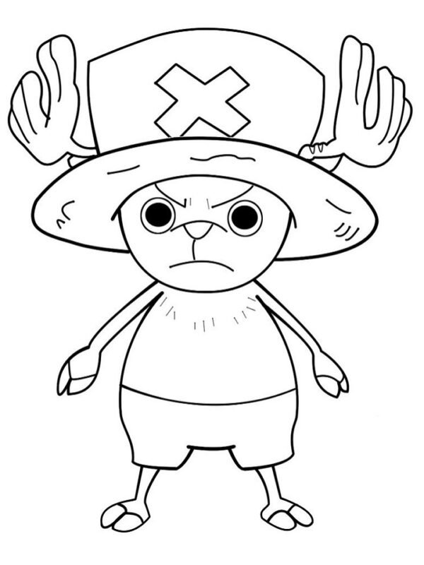 Tony Tony Chopper Coloring Pages Printable for Free Download