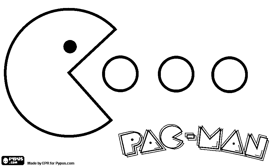 Pac Man Coloring Pages Printable for Free Download