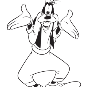 goofy baby coloring pages