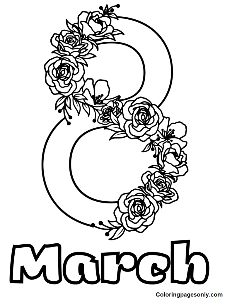 Womens day Coloring Pages Printable for Free Download