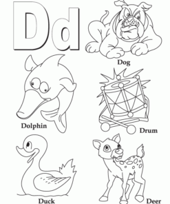 ABC coloring pages (Alphabet Coloring Pages) Printable for Free Download