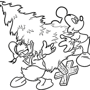 Disney Christmas Coloring Pages Printable for Free Download