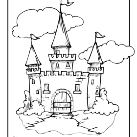 Disney Castle Coloring Pages Printable for Free Download