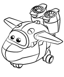 Super Wings Coloring Pages Printable For Free Download