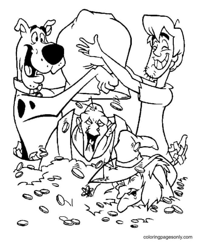 Scooby-Doo Coloring Pages Printable for Free Download